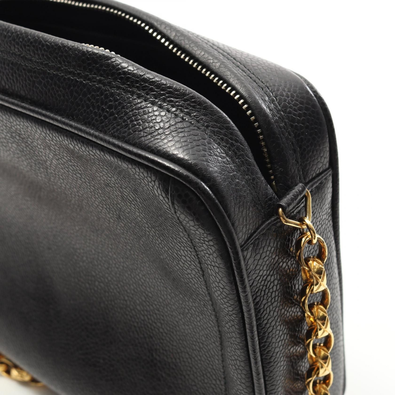 Chanel Chanel Chanel Coco Mark Grained Calf Shoulder Bag Leather Shoulder Bag Size ONE SIZE - 7 Thumbnail