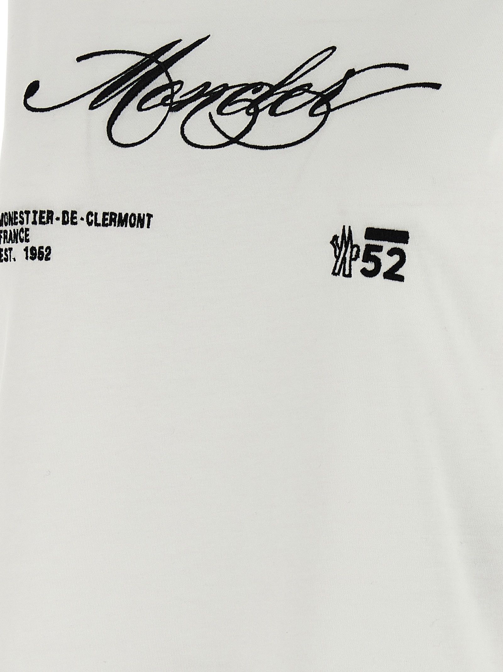 Moncler Embroidery T-Shirt Size S / US 4 / IT 40 - 4 Thumbnail