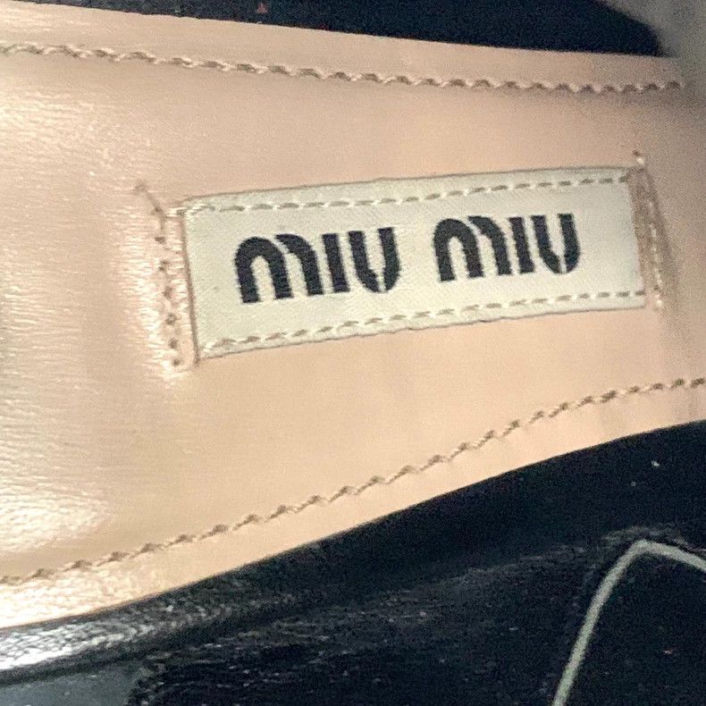 Miu Miu MiuMiu Black Sequined Pointed Heels Size US 8 / IT 38 - 7 Thumbnail