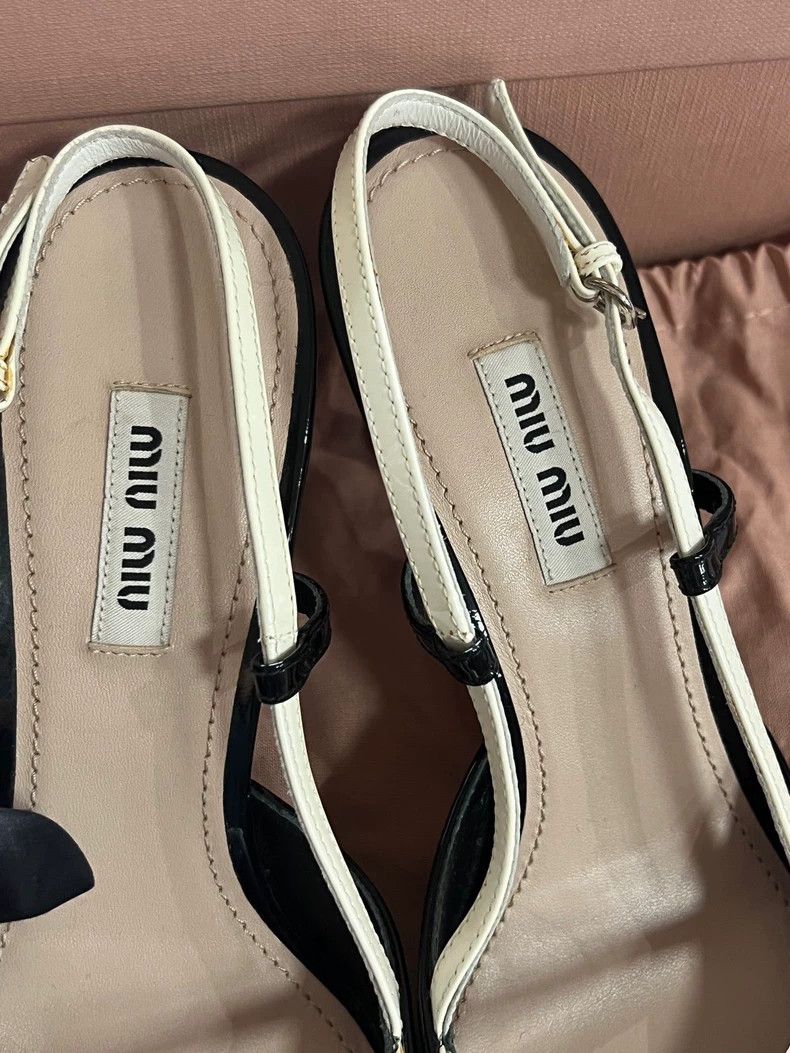 Prada Miumiu Patent Leather High Heels Size 36.5 Size US 6 / IT 36 - 5 Thumbnail