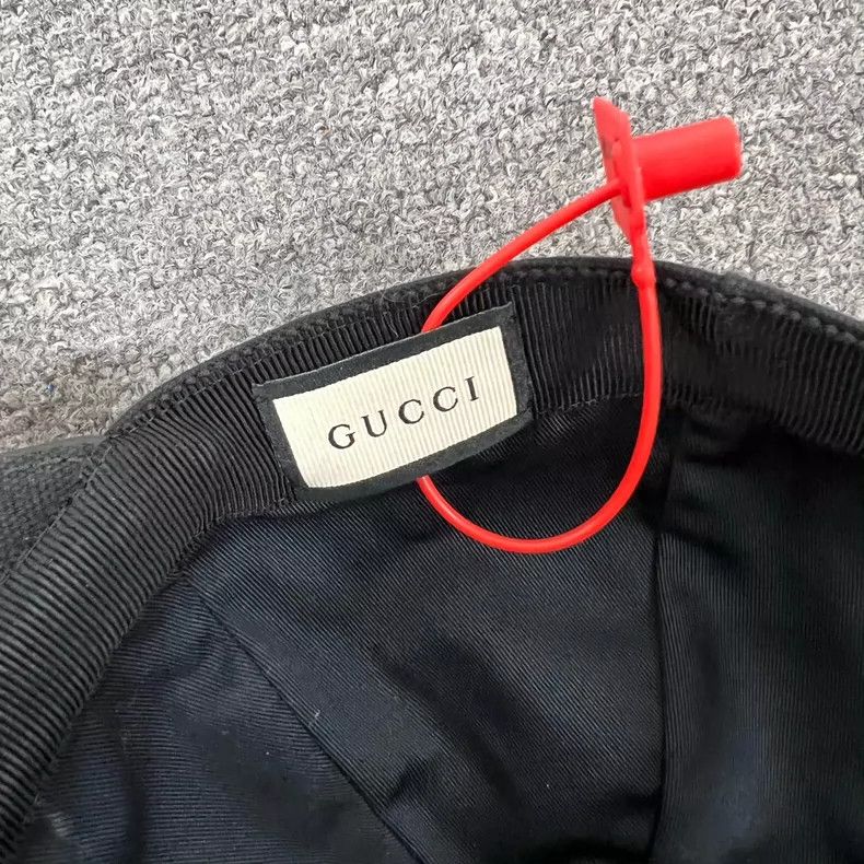 Gucci Gucci Embroidered Baseball Cap with Red Green Strap Size ONE SIZE - 7 Thumbnail