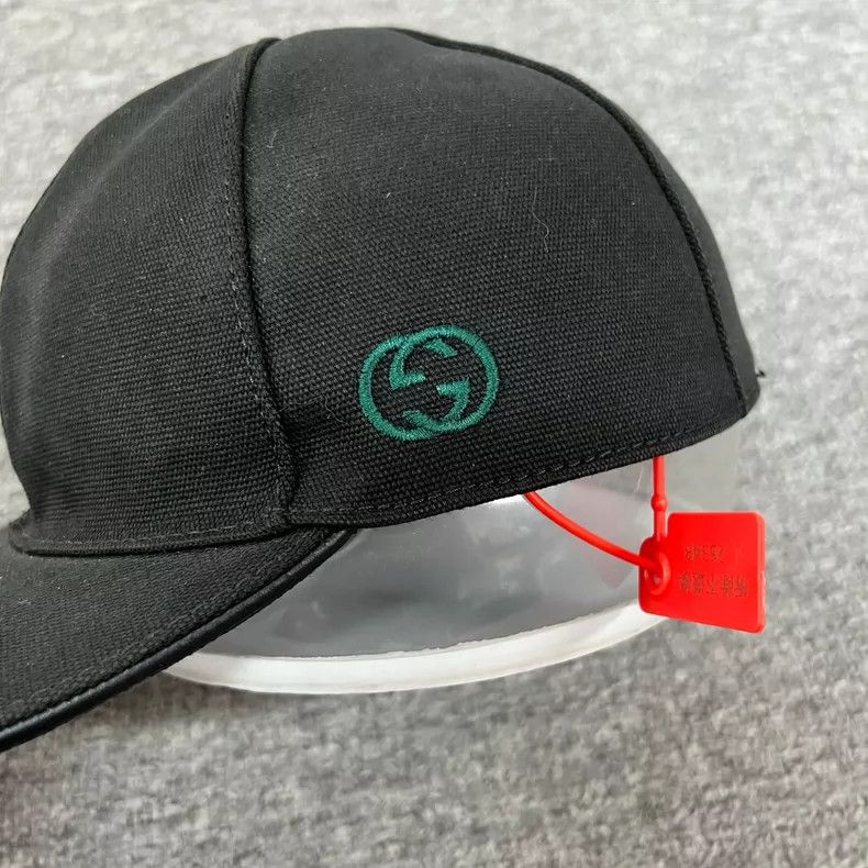 Gucci Gucci Embroidered Baseball Cap with Red Green Strap Size ONE SIZE - 4 Thumbnail