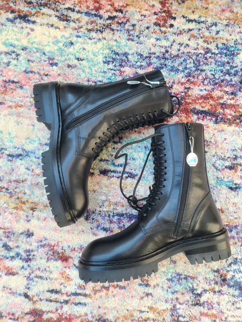 Ann Demeulemeester New Ann Demeulemeester Women's Leather Boots Size US 6 / IT 36 - 3 Thumbnail