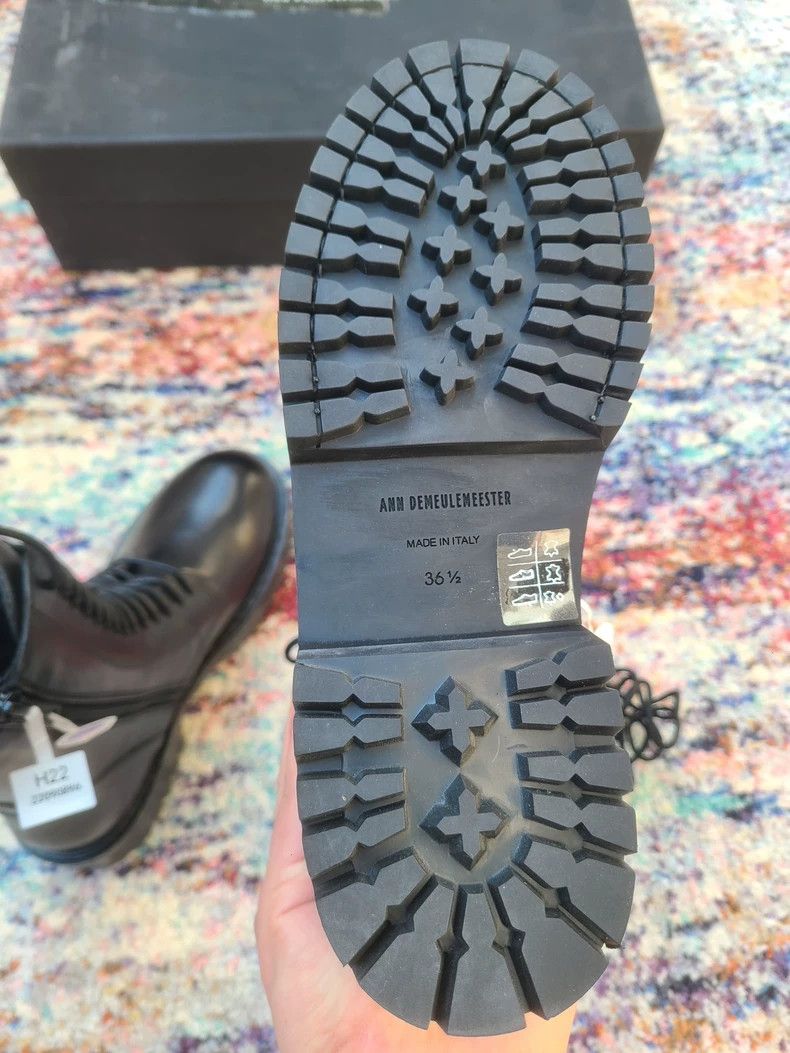Ann Demeulemeester New Ann Demeulemeester Women's Leather Boots Size US 6 / IT 36 - 7 Thumbnail