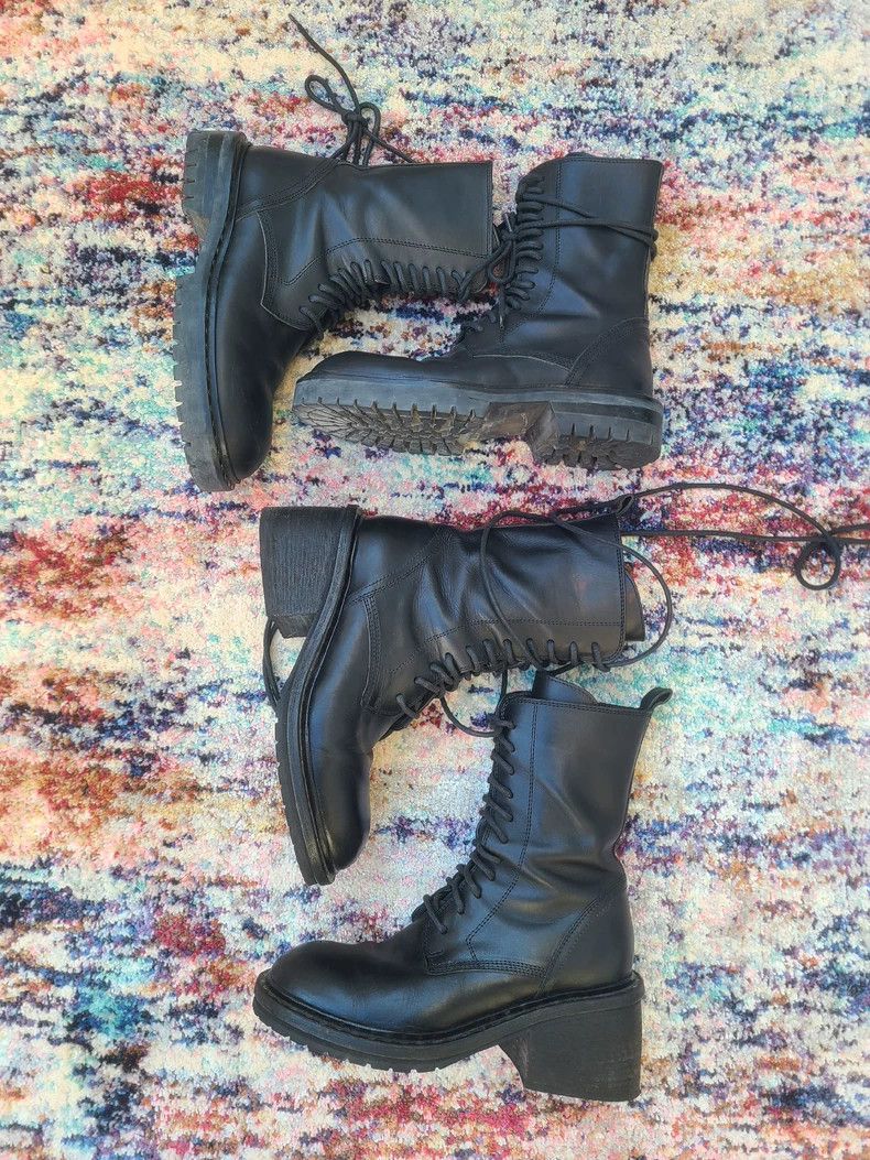 Ann Demeulemeester Ann Demeulemeester Black Ankle Boots Size US 7 / IT 37 - 4 Thumbnail