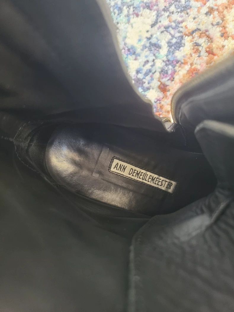 Ann Demeulemeester Ann Demeulemeester Black Ankle Boots Size US 7 / IT 37 - 8 Thumbnail