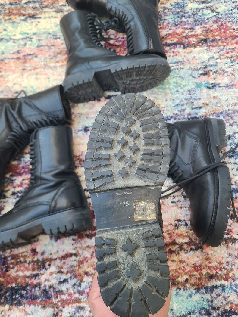 Ann Demeulemeester Ann Demeulemeester Women's Lace-Up Boots Size US 7 / IT 37 - 6 Thumbnail