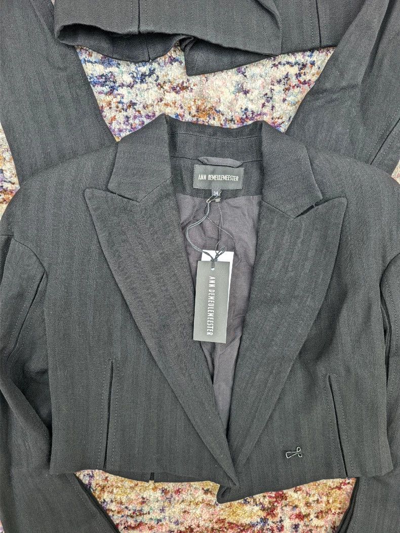 Ann Demeulemeester Ann Demeulemeester Women's Cropped Jacket Size XL / US 12-14 / IT 48-50 - 3 Thumbnail