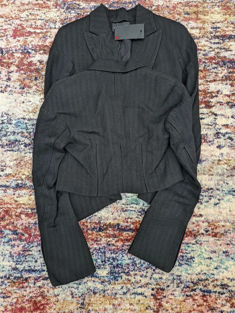 Ann Demeulemeester Ann Demeulemeester Women's Cropped Jacket Size XL / US 12-14 / IT 48-50 - 2 Thumbnail