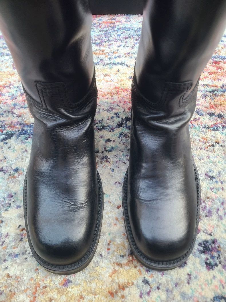 Ann Demeulemeester Ann Demeulemeester Men's Leather Riding Boots Size US 8 / IT 38 - 4 Thumbnail
