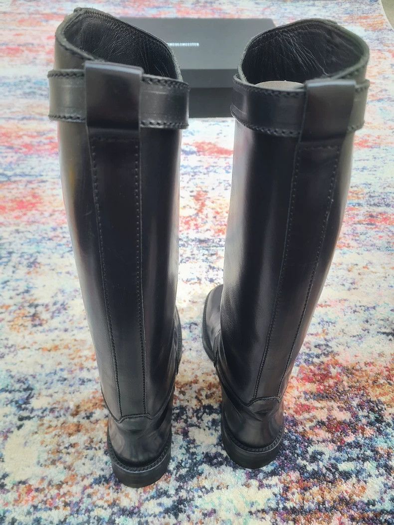Ann Demeulemeester Ann Demeulemeester Men's Leather Riding Boots Size US 8 / IT 38 - 5 Thumbnail