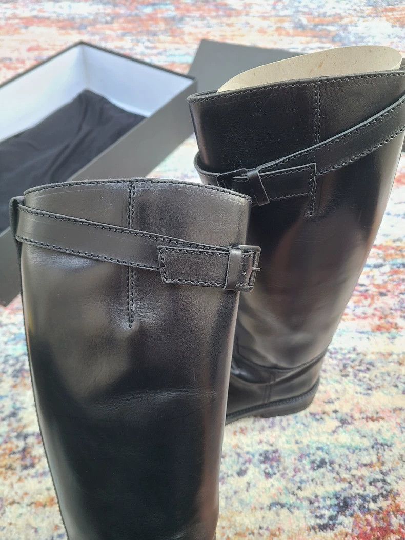 Ann Demeulemeester Ann Demeulemeester Men's Leather Riding Boots Size US 8 / IT 38 - 6 Thumbnail