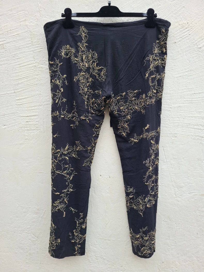 Ann Demeulemeester Ann Demeulemeester Embroidered Casual Pants Size 28" / US 6 / IT 42 - 3 Thumbnail