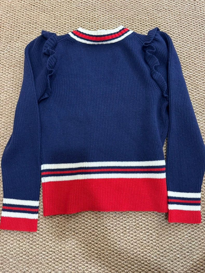 Gucci Gucci Red Blue Striped Cardigan Sweater Size M / US 6-8 / IT 42-44 - 5 Thumbnail