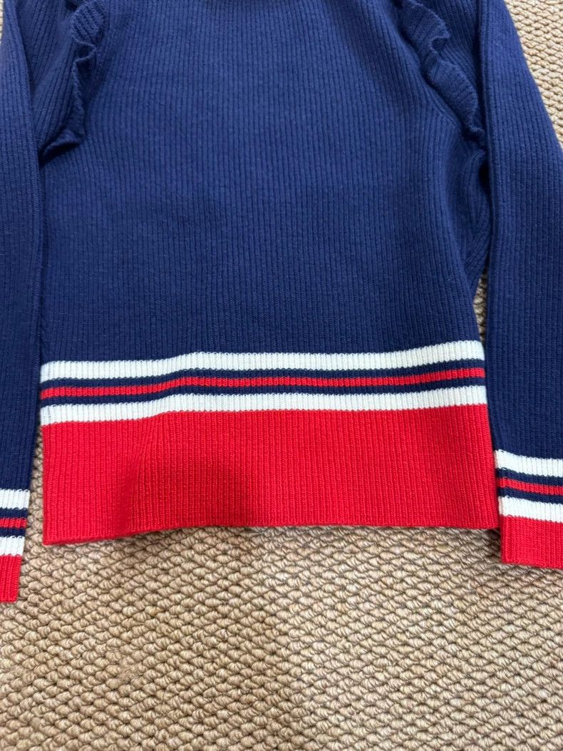 Gucci Gucci Red Blue Striped Cardigan Sweater Size M / US 6-8 / IT 42-44 - 6 Thumbnail