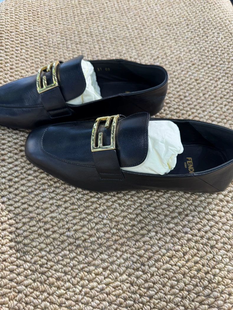 Fendi Fendi Classic Black Loafers Size 36.5 Size US 6 / IT 36 - 3 Thumbnail