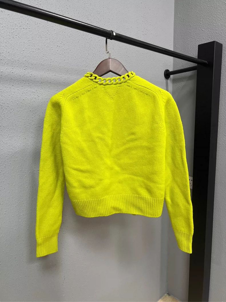 Bottega Veneta Bottega Veneta Green Knitted Cardigan Size XS / US 0-2 / IT 36-38 - 2 Thumbnail
