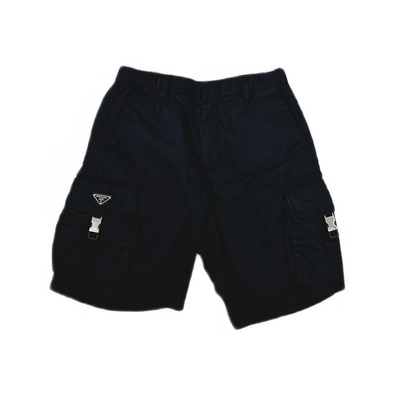 Prada Prada Black Re-Nylon Logo Casual Shorts Size US 44 / EU 60 - 7 Thumbnail