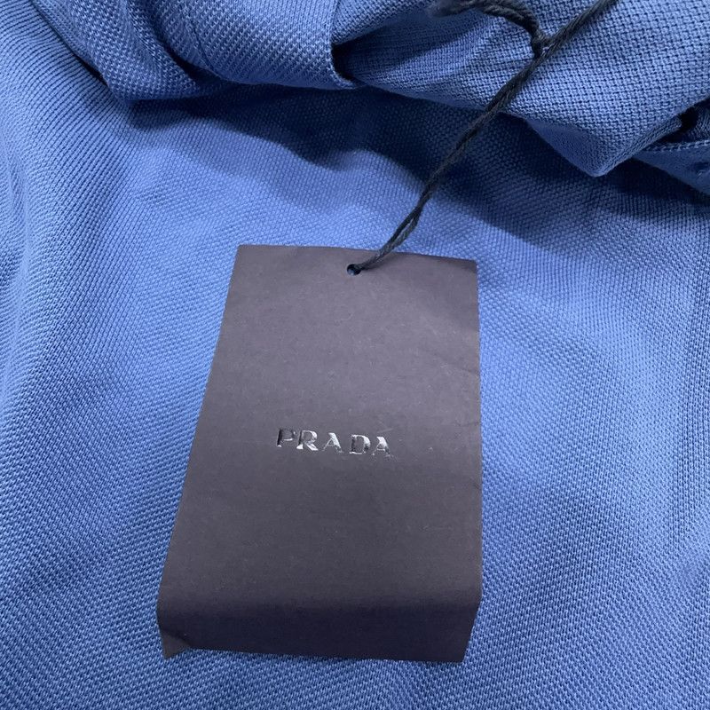 Prada Prada Blue Casual Striped Polo Shirt Size US XXL / EU 58 / 5 - 2 Thumbnail