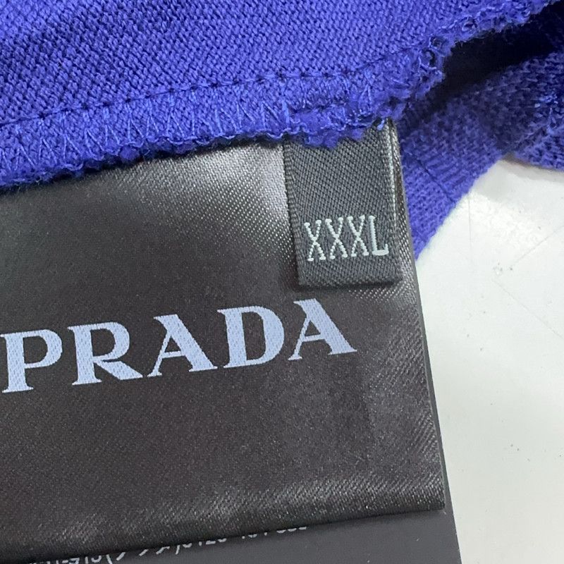 Prada Prada Striped Logo Short Sleeve Polo Shirt Size US XXL / EU 58 / 5 - 2 Thumbnail