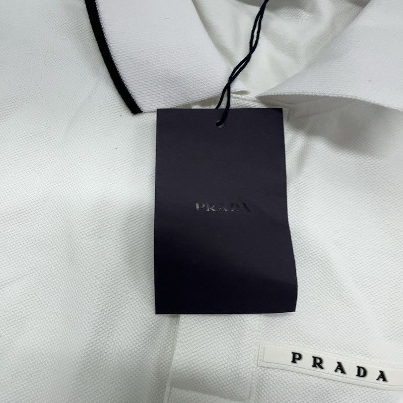 Prada Prada Casual Comfortable Short Sleeve Polo Shirt Size US XXL / EU 58 / 5 - 9 Thumbnail