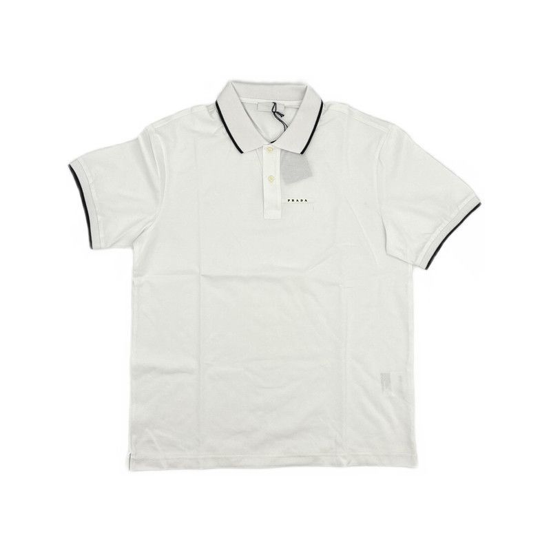 Prada Prada Casual Comfortable Short Sleeve Polo Shirt Size US XXL / EU 58 / 5 - 2 Thumbnail