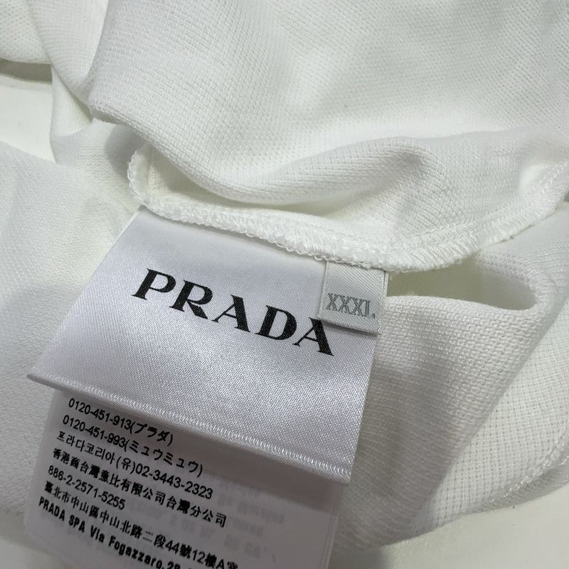 Prada Prada White Casual Comfort Polo Shirt Size US XXL / EU 58 / 5 - 6 Thumbnail