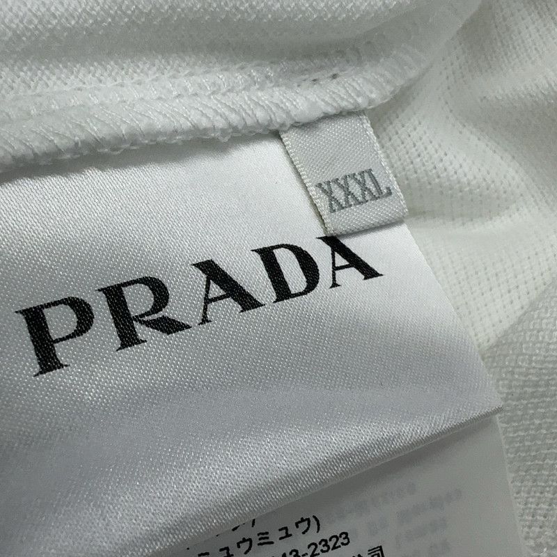 Prada Prada Casual Comfort White Polo Shirt Size US XXL / EU 58 / 5 - 2 Thumbnail