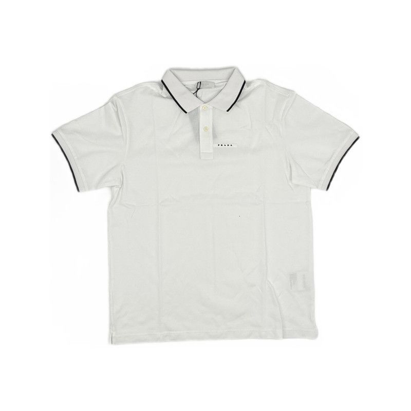 Prada Prada Casual Comfort White Polo Shirt Size US XXL / EU 58 / 5 - 4 Thumbnail