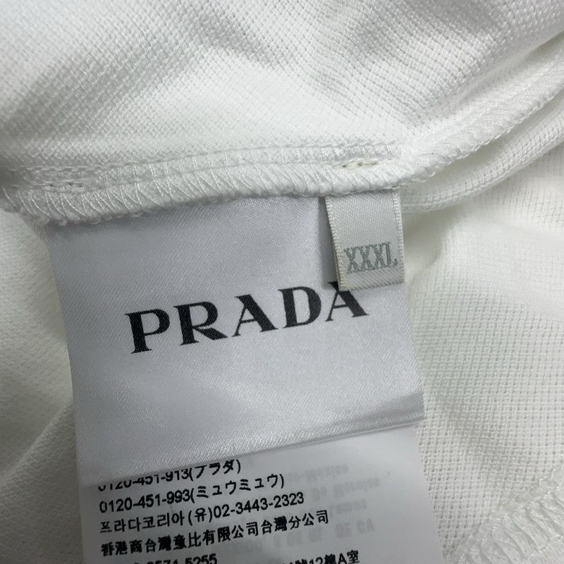 Prada Prada Casual White Short Sleeve Polo Shirt Size US XXL / EU 58 / 5 - 3 Thumbnail