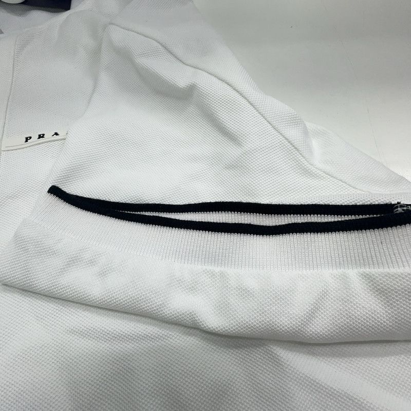 Prada Prada Casual White Short Sleeve Polo Shirt Size US XXL / EU 58 / 5 - 4 Thumbnail
