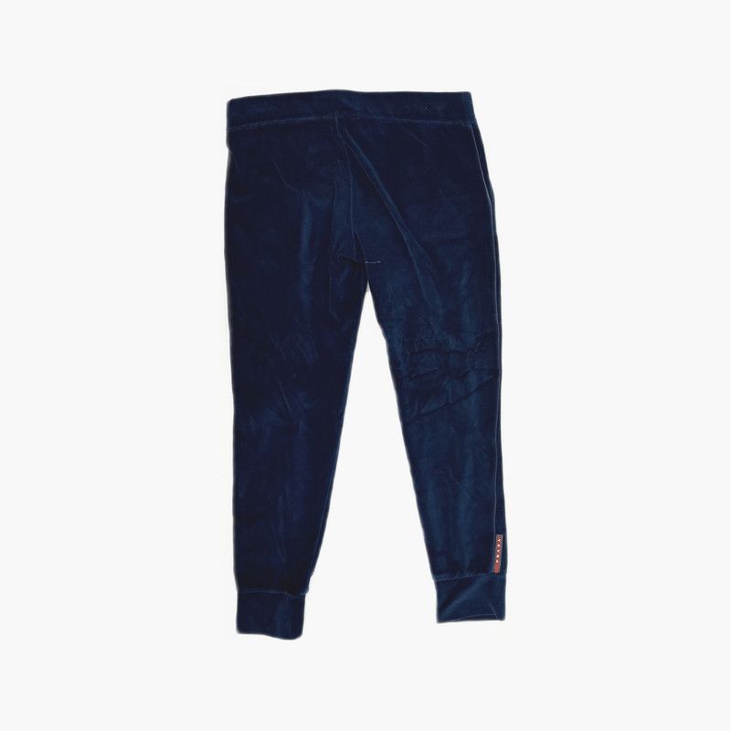 Prada Prada Velvet Logo Pants in Blue Size US 32 / EU 48 - 2 Thumbnail
