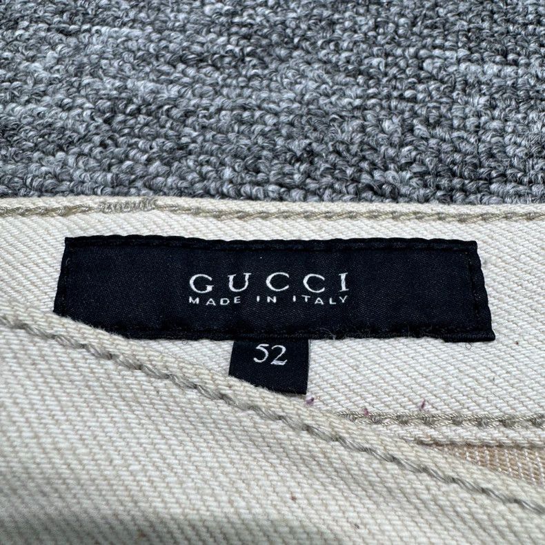 Gucci Gucci Beige Denim Shorts Size US 44 / EU 60 - 3 Thumbnail