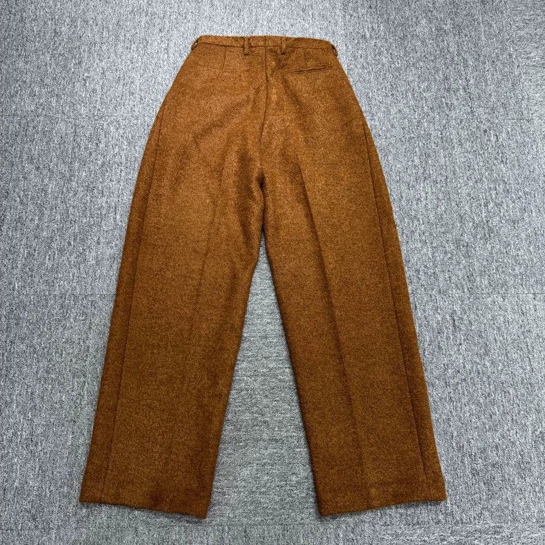 Ermenegildo Zegna Zegna Brown Cashmere Wide Leg Pants Size US 44 / EU 60 - 2 Thumbnail