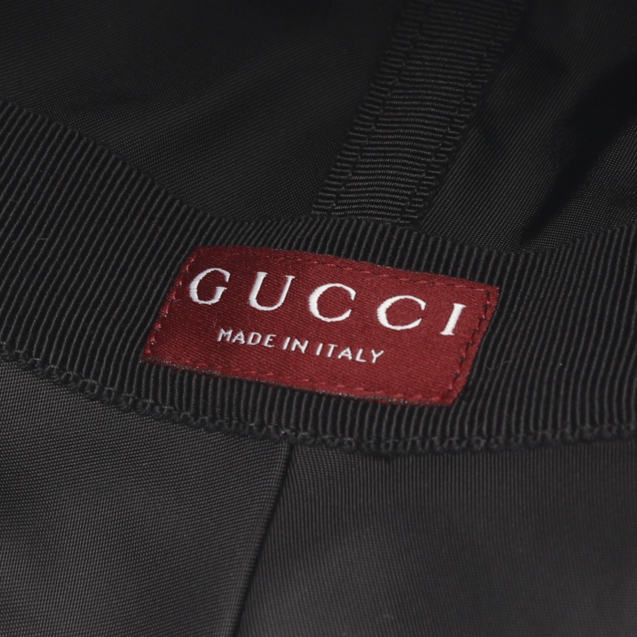 Gucci Gucci Gucci Logo Bucket Hat Nylon Black Size ONE SIZE - 4 Thumbnail