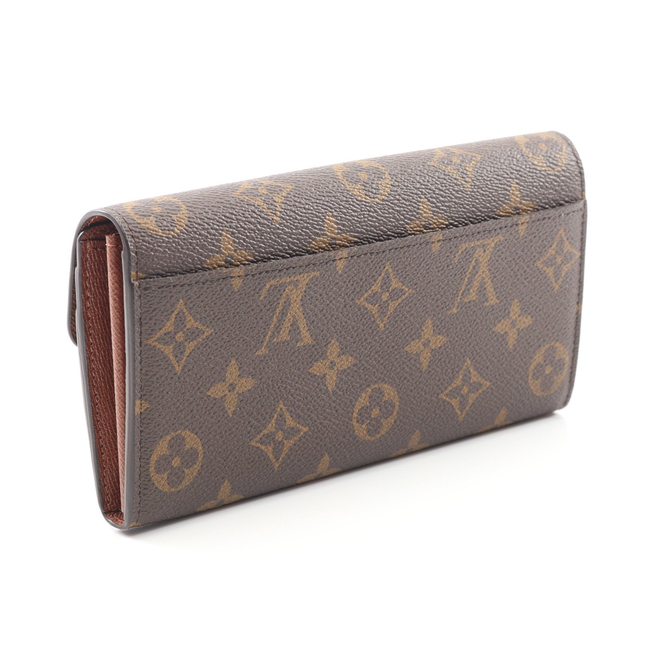 Louis Vuitton Louis Vuitton Portefeuil Sara Monogram Bi-Fold Long Wallet Brown Size ONE SIZE - 2 Thumbnail