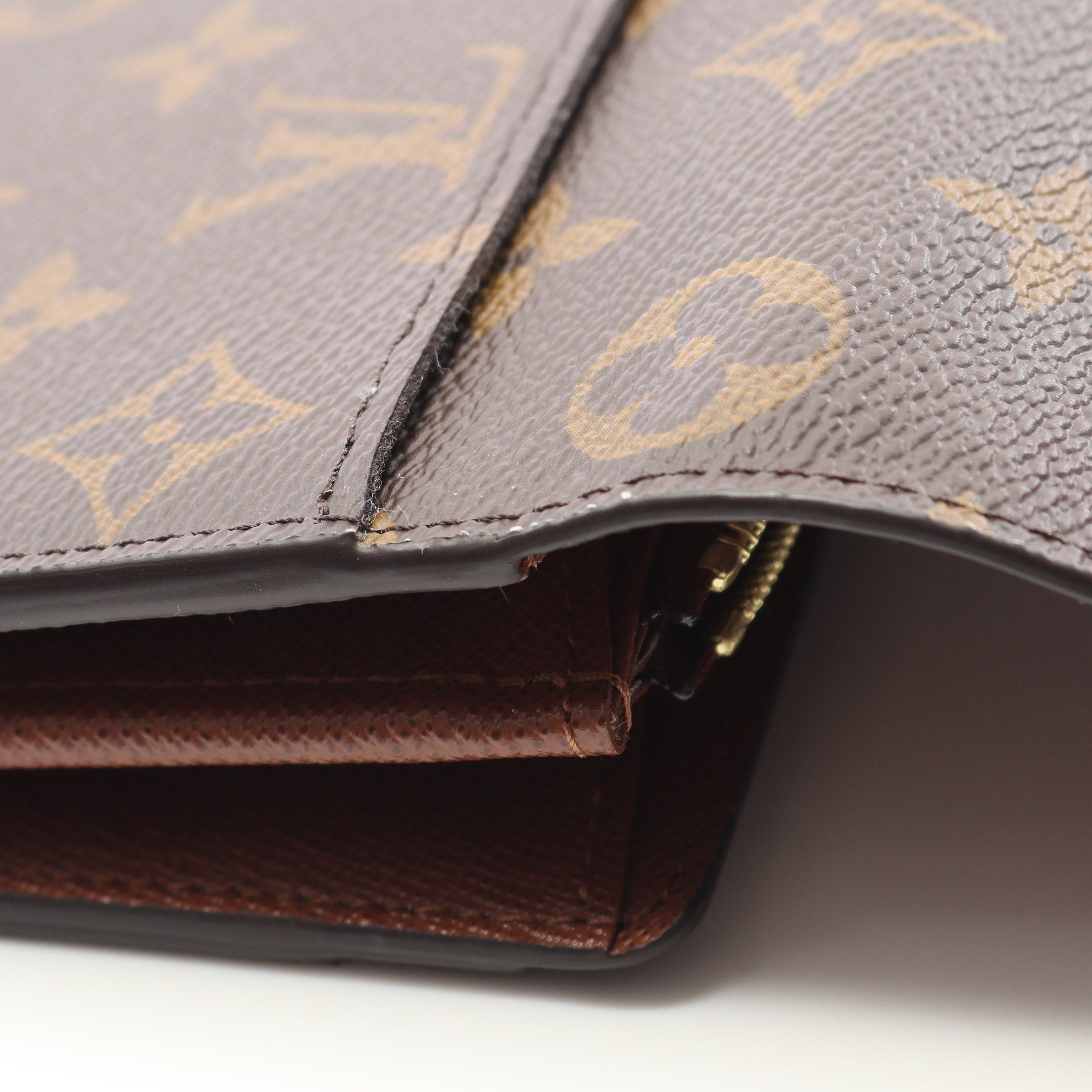 Louis Vuitton Louis Vuitton Portefeuil Sara Monogram Bi-Fold Long Wallet Brown Size ONE SIZE - 6 Thumbnail
