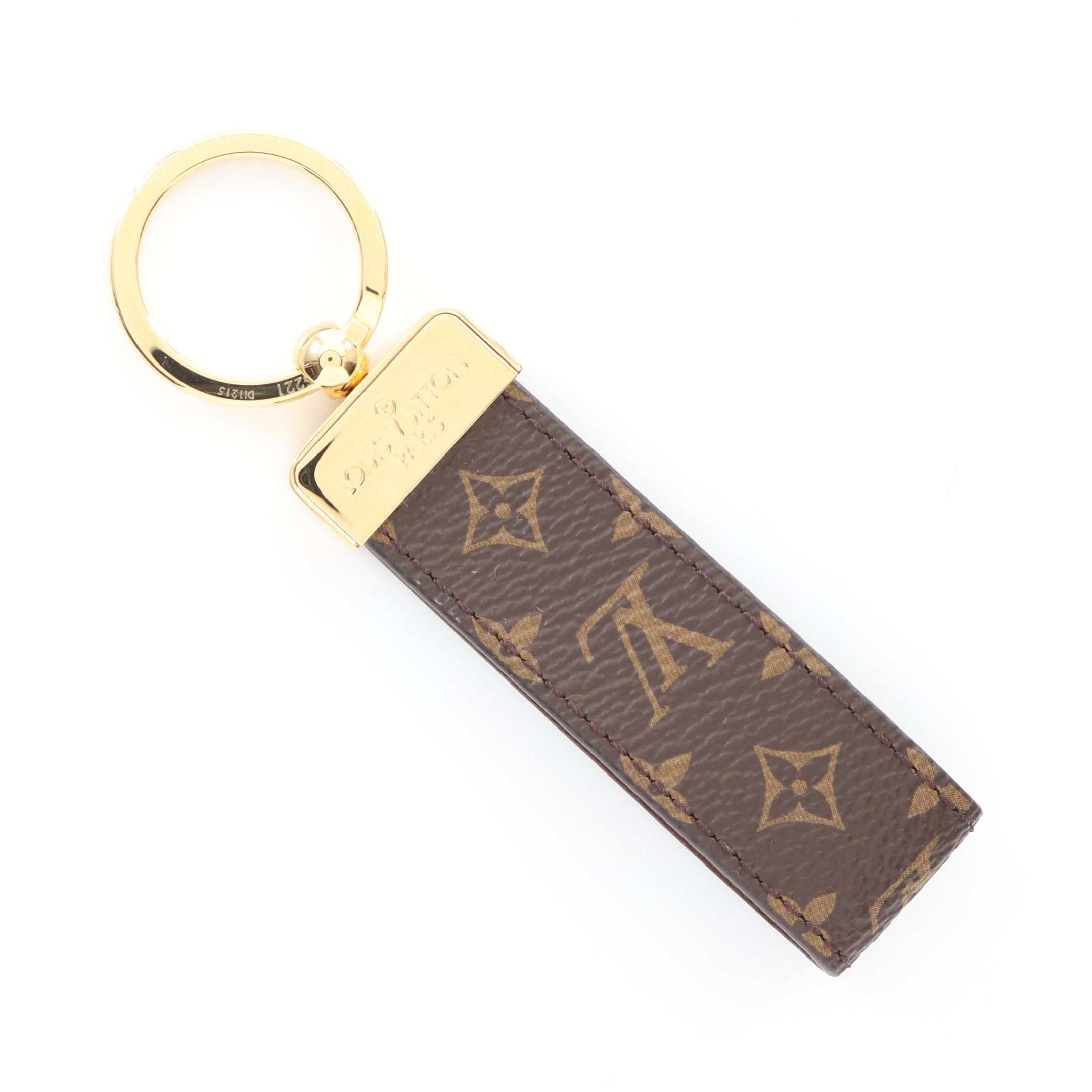 Louis Vuitton Louis Vuitton Porto Kure Dragonne Key Ring Bag Charm Gp Brown Gold Size ONE SIZE - 2 Thumbnail