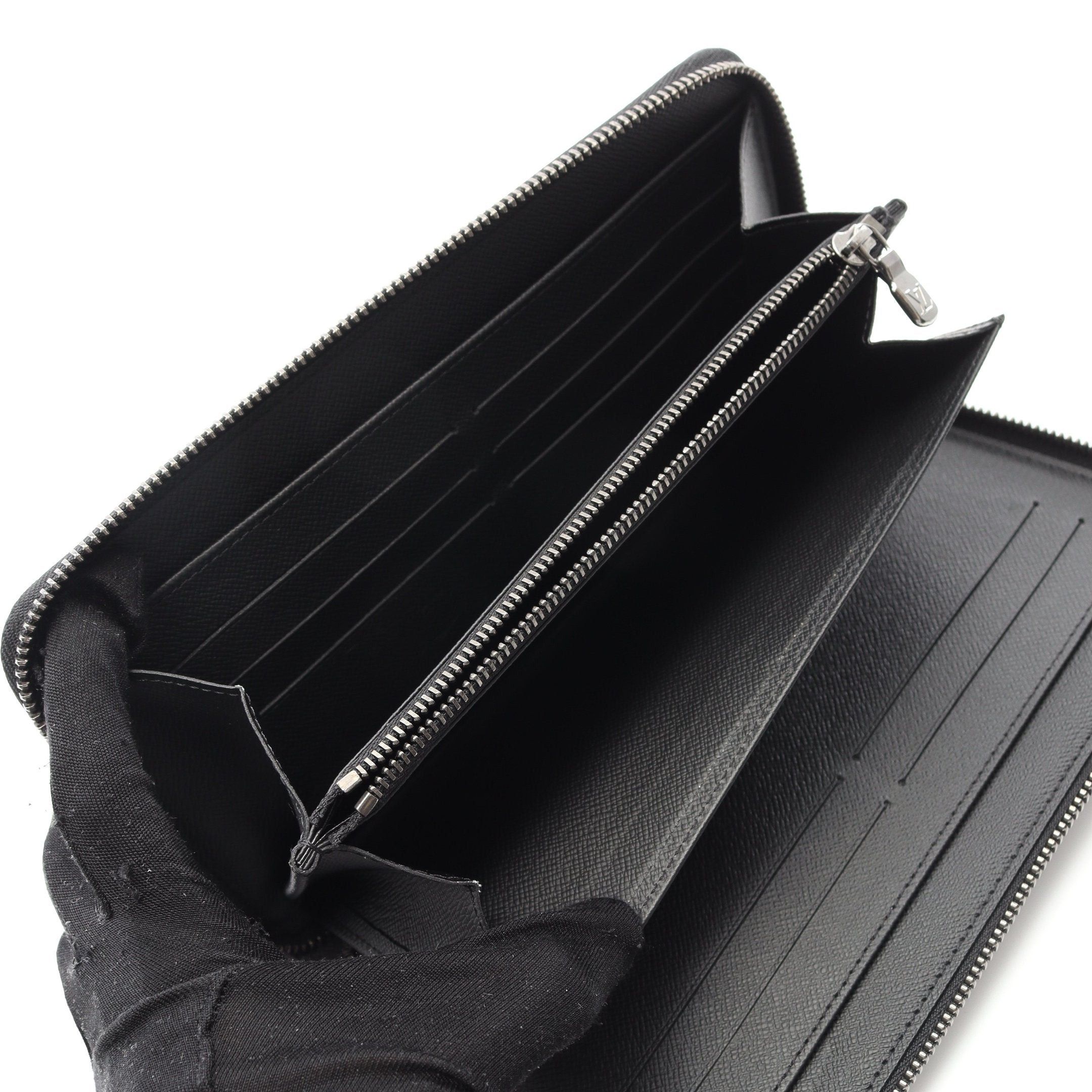 Louis Vuitton Louis Vuitton Zippy Organizer Nm Monogram Eclipse Round Zipper Long Wallet Black Size ONE SIZE - 3 Thumbnail