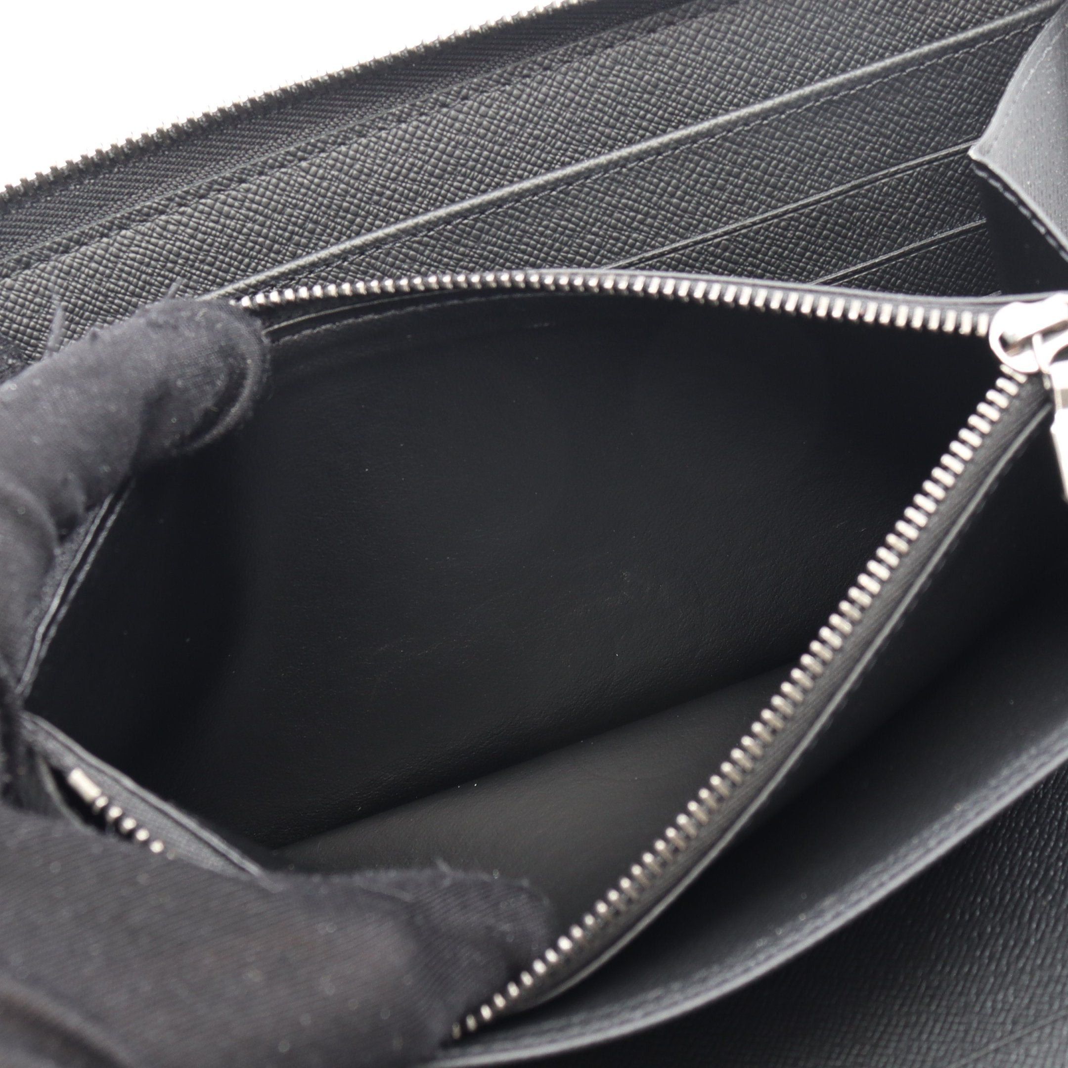 Louis Vuitton Louis Vuitton Zippy Organizer Nm Monogram Eclipse Round Zipper Long Wallet Black Size ONE SIZE - 6 Thumbnail