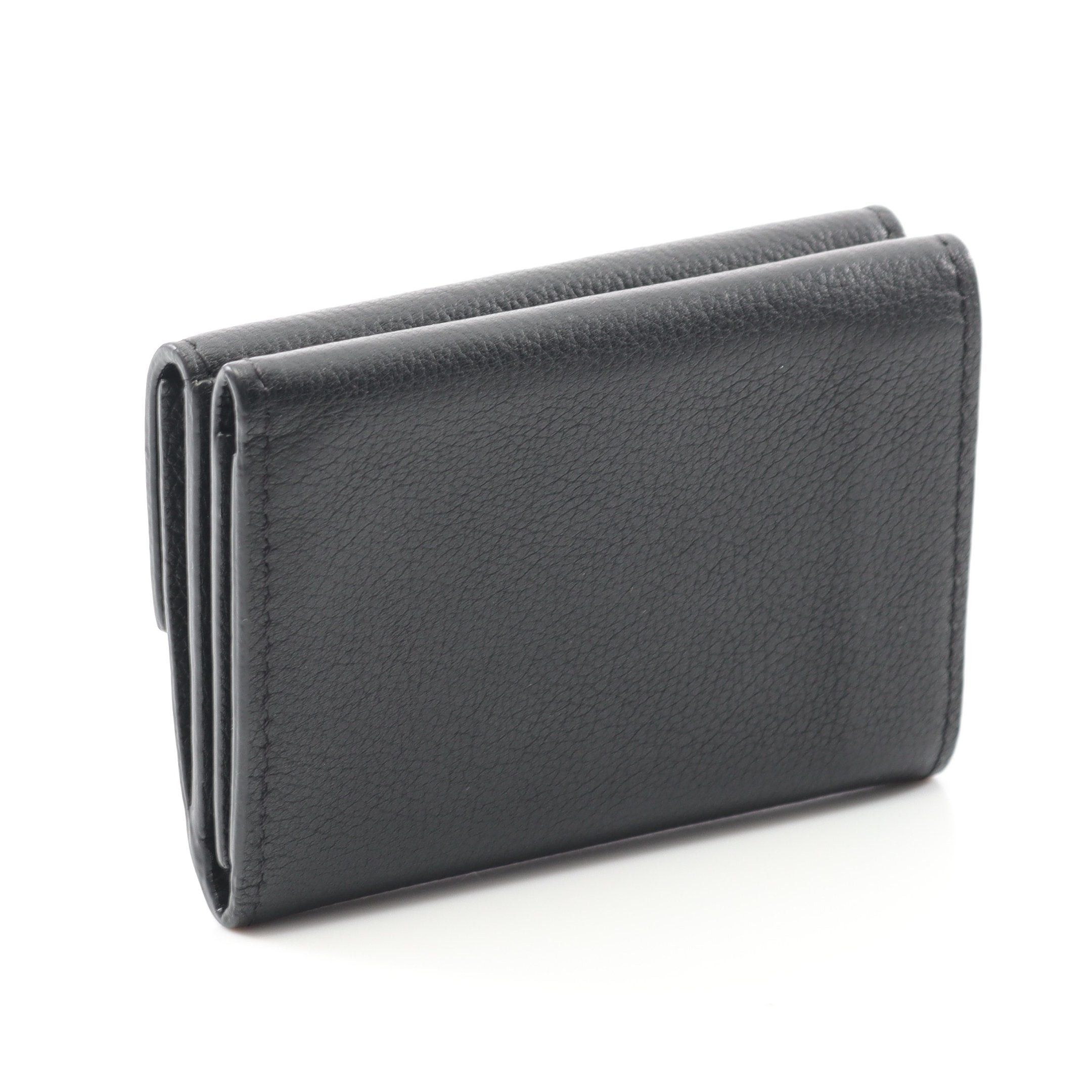 Louis Vuitton Louis Vuitton Portefeuil Lock Mini Noir Trifold Wallet Leather Black Size ONE SIZE - 2 Thumbnail