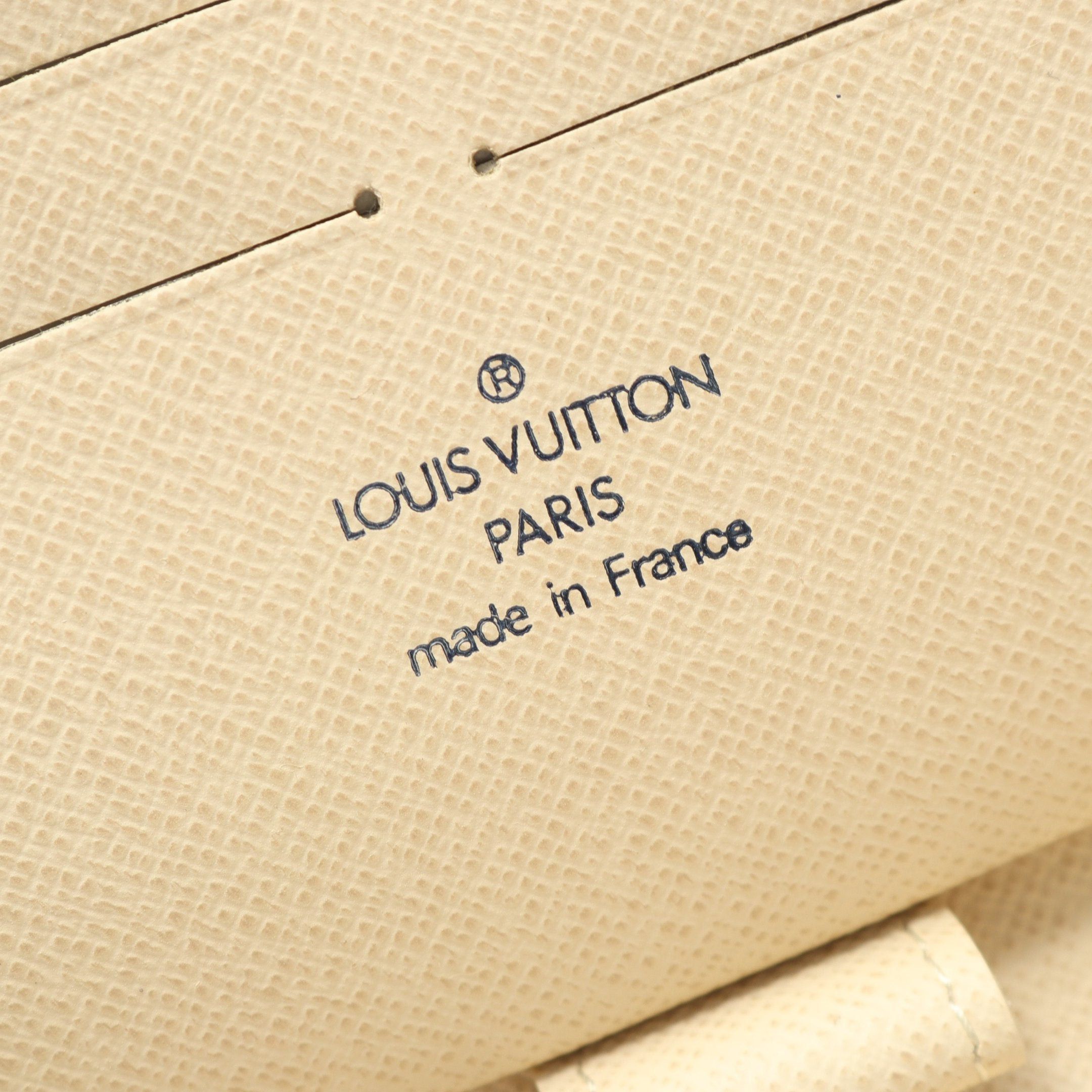 Louis Vuitton Louis Vuitton Zippy Organiser Damier Azur Round Zipper Long Wallet Leather White Size ONE SIZE - 5 Thumbnail