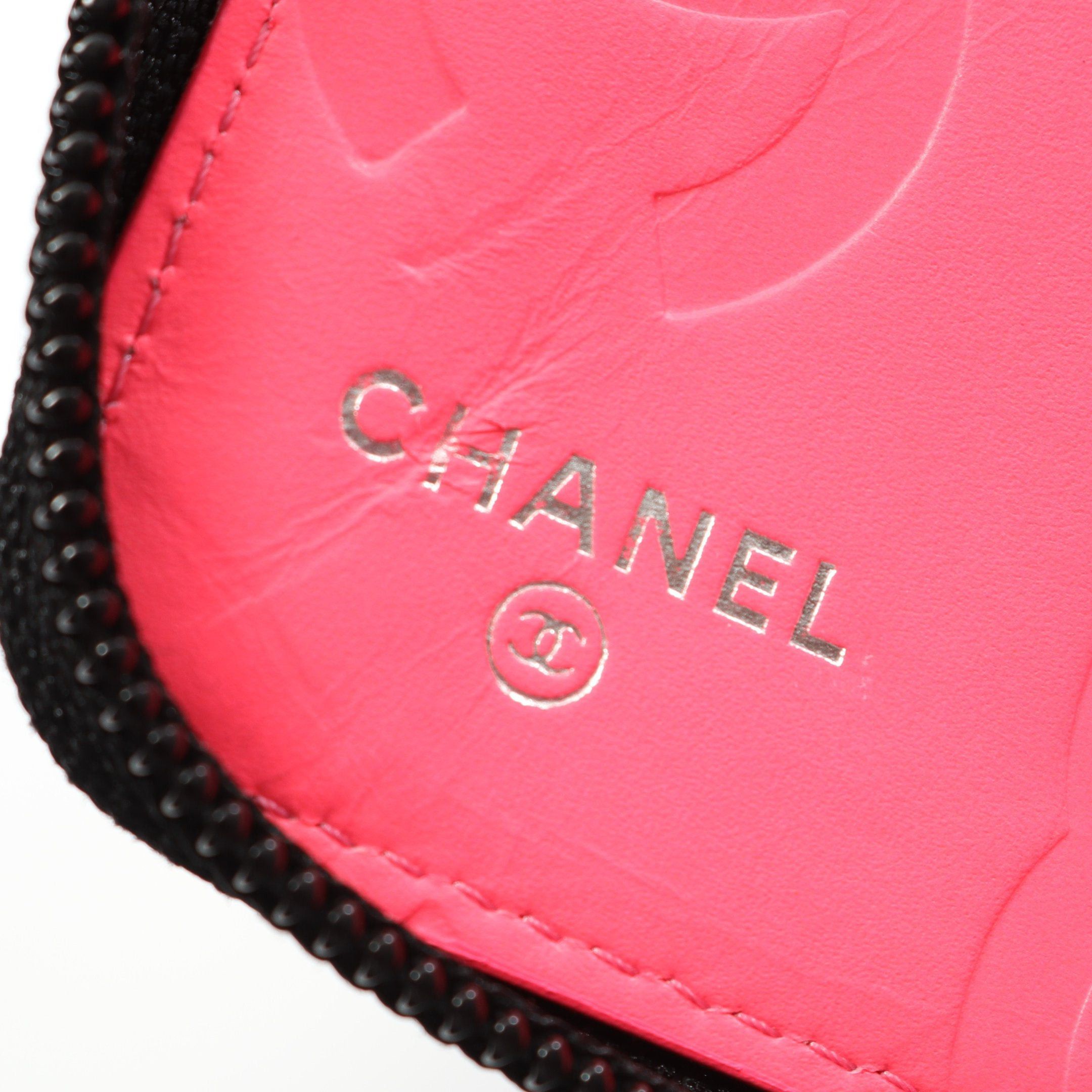 Chanel Chanel Cambon Line Round Zipper Long Wallet Leather Patent Black Silver Hardware Size ONE SIZE - 4 Thumbnail