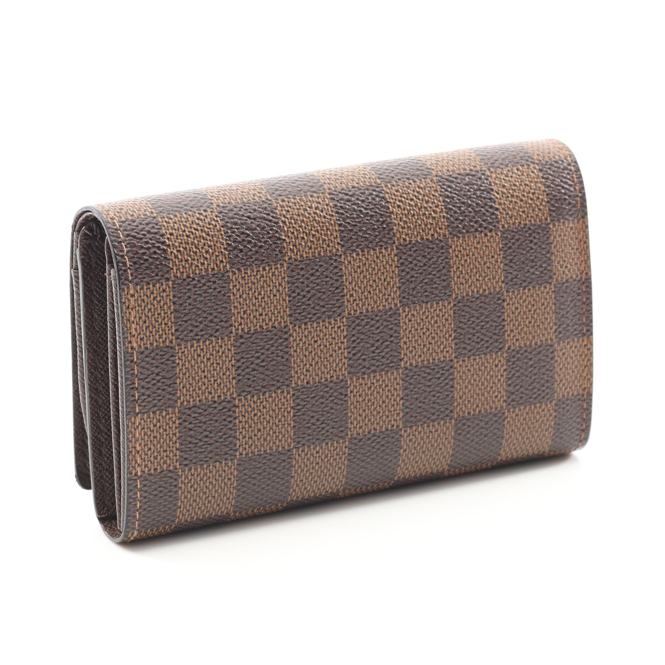 Louis Vuitton Louis Vuitton Portefeuil Tresor Damier Ebene Bi-Fold Wallet Brown Size ONE SIZE - 2 Thumbnail