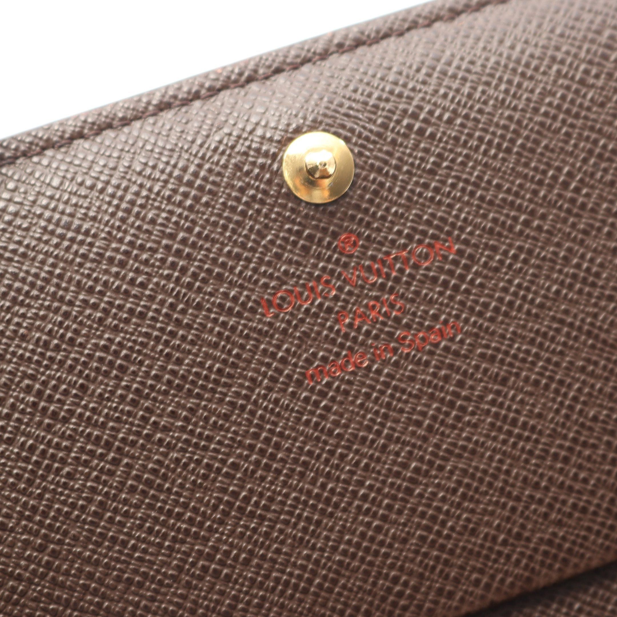 Louis Vuitton Louis Vuitton Portefeuil Tresor Damier Ebene Bi-Fold Wallet Brown Size ONE SIZE - 4 Thumbnail