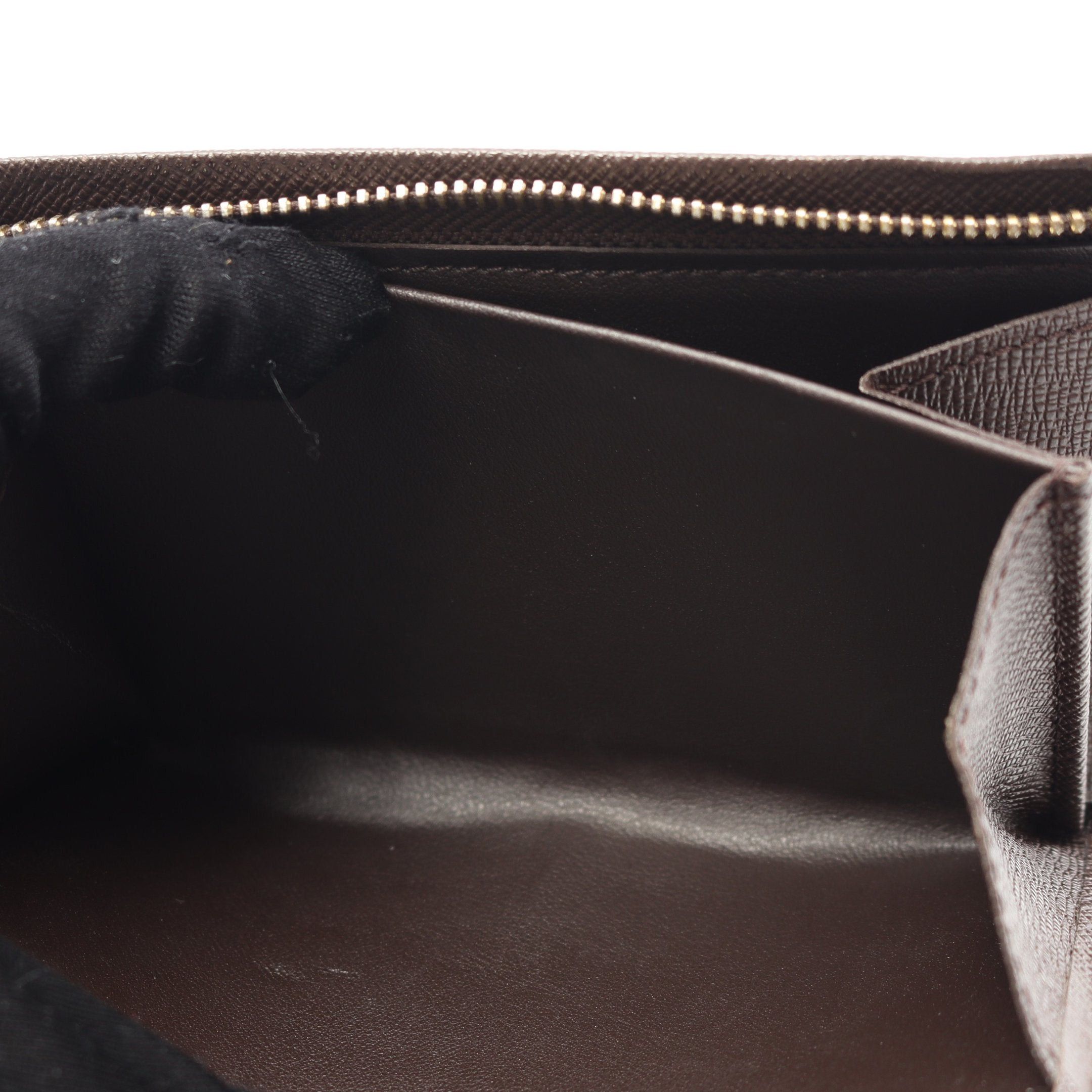 Louis Vuitton Louis Vuitton Portefeuil Tresor Damier Ebene Bi-Fold Wallet Brown Size ONE SIZE - 8 Thumbnail