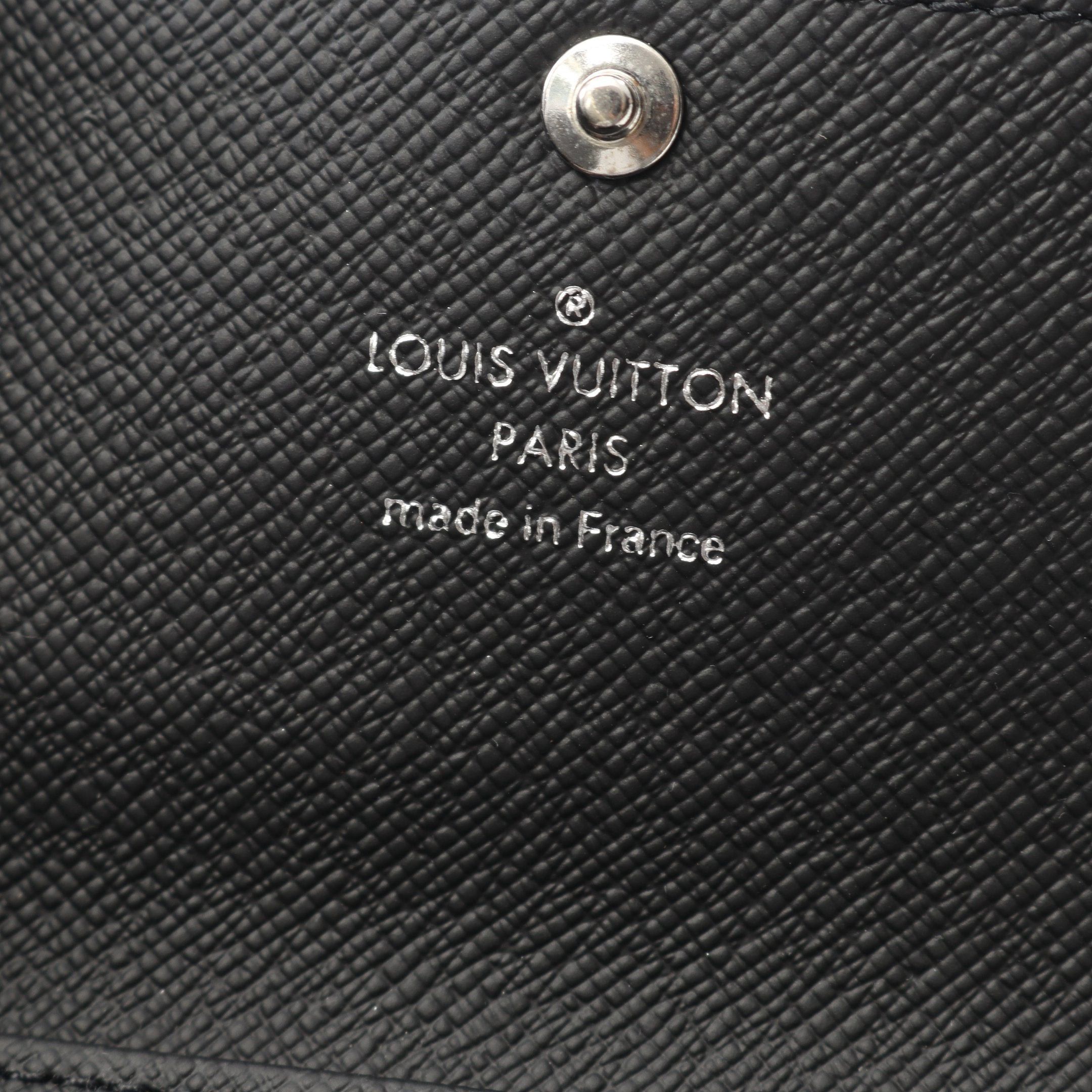 Louis Vuitton Louis Vuitton Multicle 6 Monogram Eclipse Key Case Black Size ONE SIZE - 4 Thumbnail