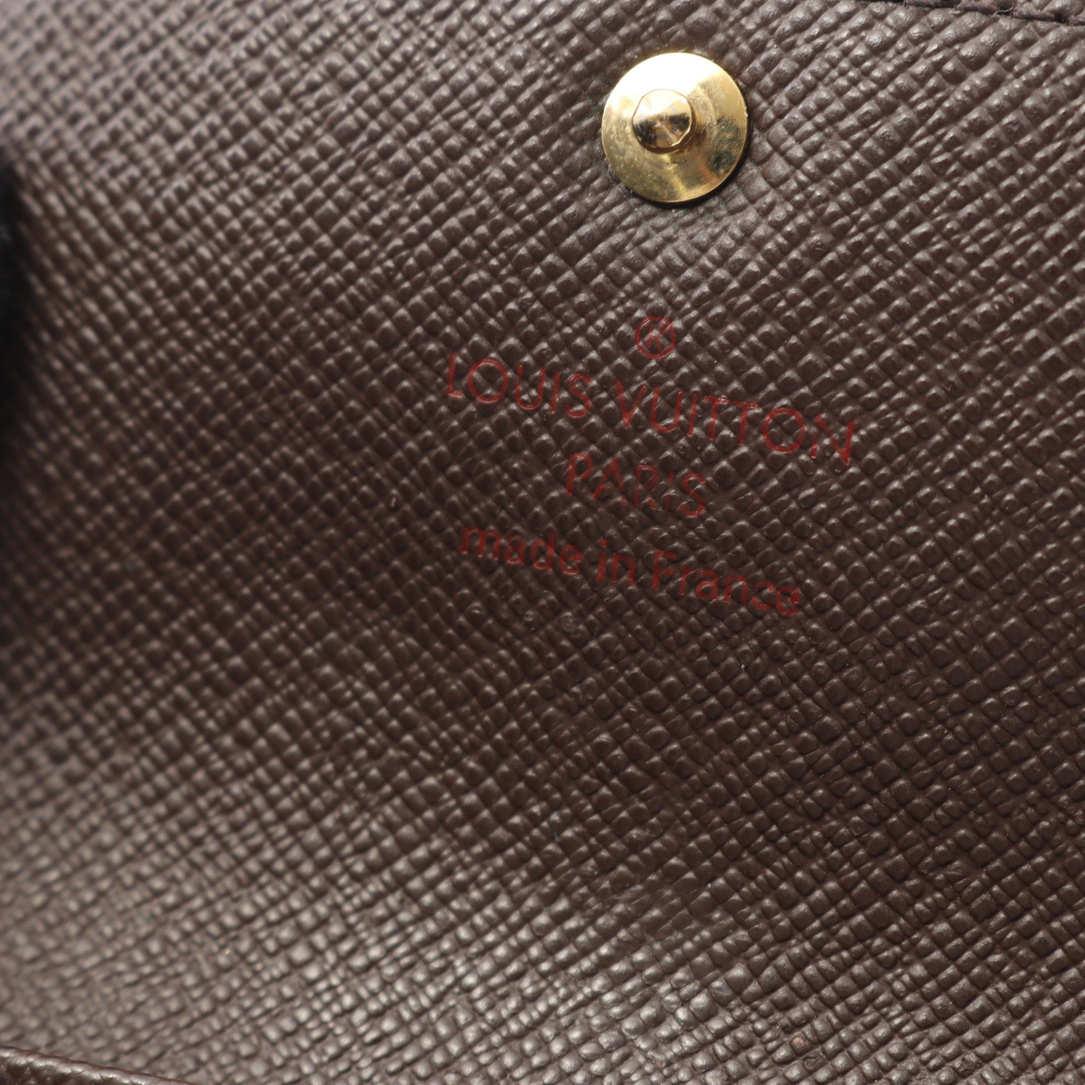 Louis Vuitton Louis Vuitton Multicle 6 Damier Ebene Key Case Brown Size ONE SIZE - 4 Thumbnail