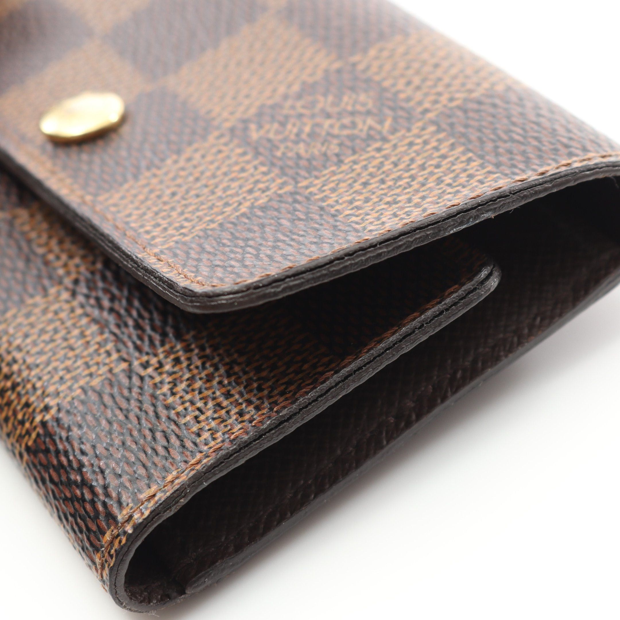 Louis Vuitton Louis Vuitton Multicle 6 Damier Ebene Key Case Brown Size ONE SIZE - 7 Thumbnail