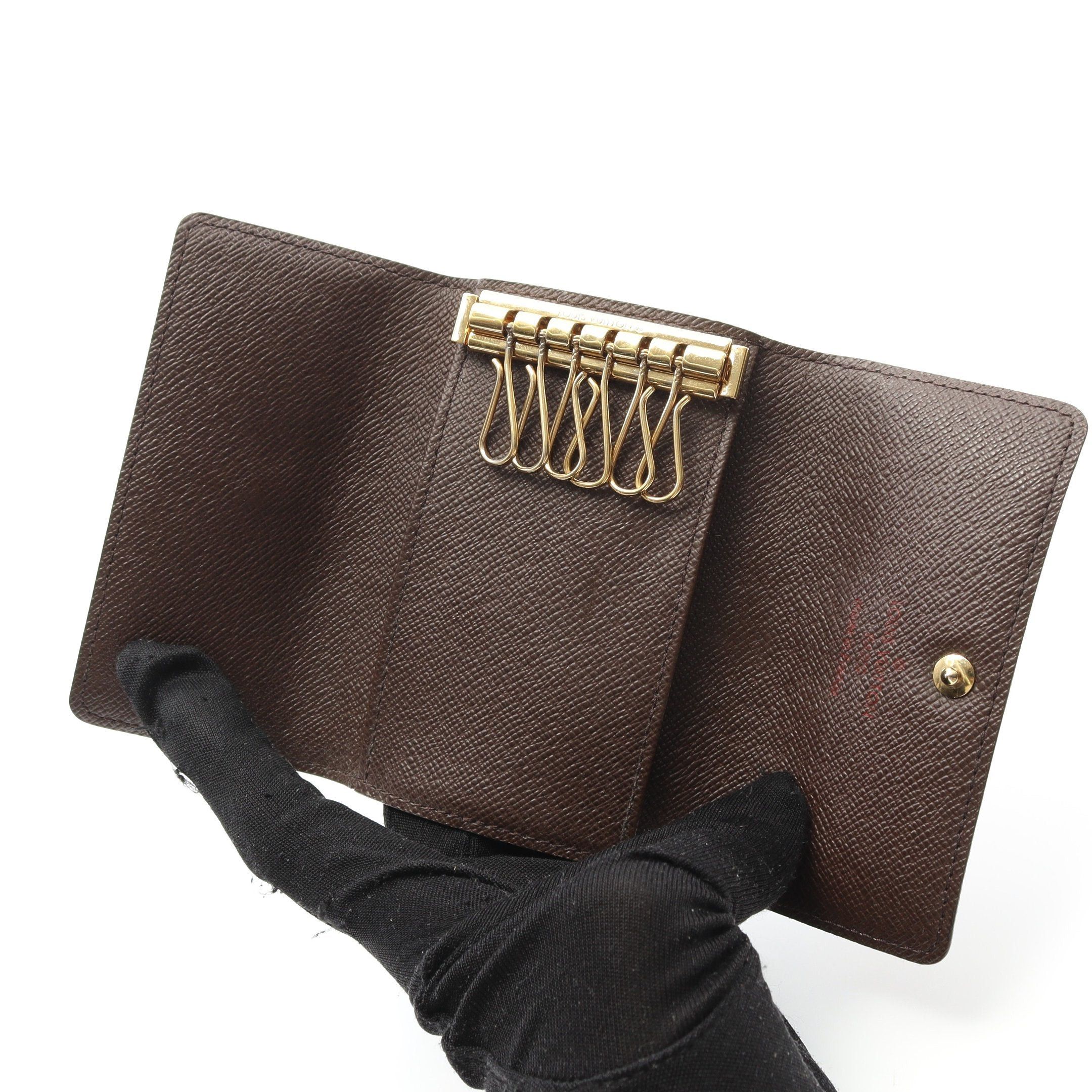 Louis Vuitton Louis Vuitton Multicle 6 Damier Ebene Key Case Brown Size ONE SIZE - 3 Thumbnail